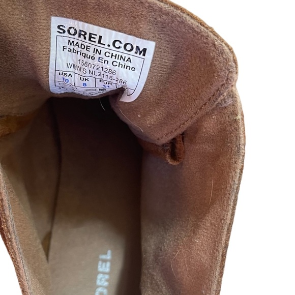 Sorel Toronto Lace Boots/ Bootie in Tan/Elk Size:‎ 10 - Picture 10 of 13